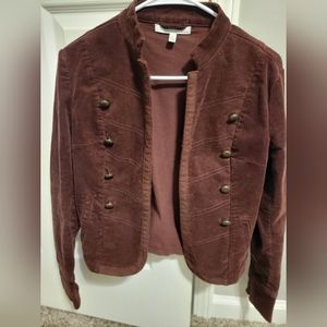 Purple, Velvet-Like, Jacket